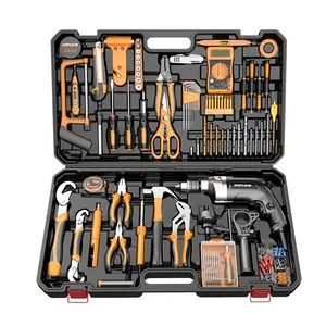 Original Hot Sale OEM Chinese Quality Electric Cordless Power Drill Large Hardware 98Pcs Tool Chest Set