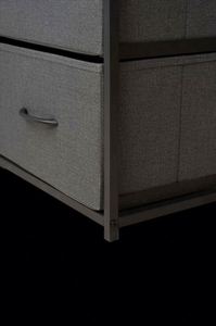 Commode autoportante moderne en tissu pour salon, durable, avec panneaux en MDF et acier inoxydable, en pin, disponible en plusieurs couleurs – Fournisseur en gros - Product Image 2