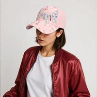 Gorra de Béisbol con Pedrería de Colores, Gorra de Béisbol Moderna, Sombreros para el Sol para Mujer