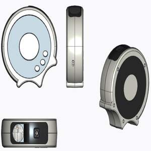 Projecteur laser d'étoiles avec fond bleu ciel et croix bleue, luminosité réglable, pour la décoration de la pièce - Product Image 1