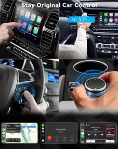 Автоматическое подключение беспроводной адаптер CarPlay Dongles для iPhone Apple Cars Play Convert проводной в беспроводной AI BOX