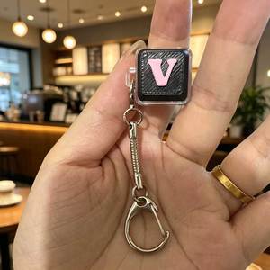 Lindo Juguete Antiestrés de Compresión, Colgante para Bolsa, Regalos, Fidget, Letras Personalizadas, Mini Teclado Mecánico, Llaveros con Teclas - Product Image 6