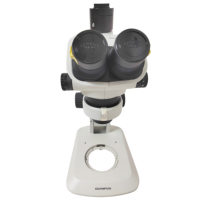 Olympus Laboratory Research Magnifying Digital Camera Optical Trinocular Stereo Zoom Biological Microscope With Light Source