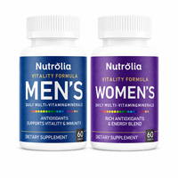 Complément multivitaminé en marque privée, OEM ODM, étiquette de bouteille personnalisée, multivitamines pour femmes en comprimés