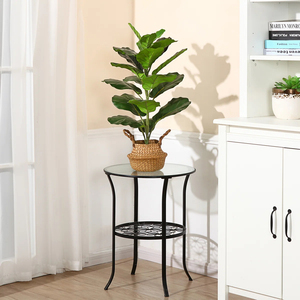 Albero di Ficus Lyrata Artificiale Grande in Materiale PE Resistente ai Raggi UV, Ecologico, per Decorazione Interna del Soggiorno - Product Image 3