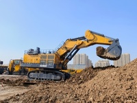 Excavatrice sur chenilles de 56 tonnes, rétrocaveuse 5,1-6,20 m, équipement lourd pour l'exploitation minière XE5600 avec moteur PLC, puissance de creusement élevée