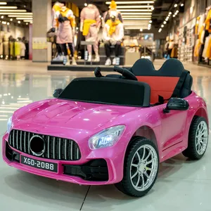 New children's electric car cute princess car four-wheel remote control electric car can sit toy baby carriage