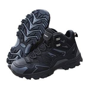 Cross-border Hot Sale <span class=keywords><strong>Outdoor</strong></span> Off-road High-top Klimsportschoenen Nieuwe Mesh Ademend Antislip Veld Schoenen Alle Seizoenen Unisex PU - Product Image 5