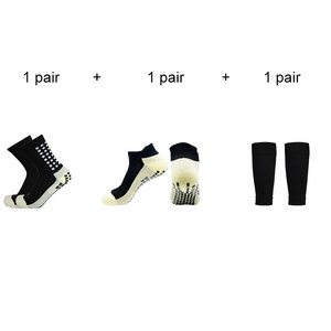 Chaussettes <span class=keywords><strong>de</strong></span> football à grip pour adultes et manchons <span class=keywords><strong>de</strong></span> football, ensemble <span class=keywords><strong>de</strong></span> chaussettes <span class=keywords><strong>de</strong></span> sport montantes pour le football - Product Image 3