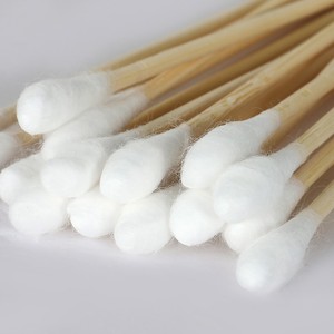 Cofu – cotons-tiges médicaux blancs doux jetables pour le nettoyage des oreilles, le maquillage, utilisation pour bébé, paquet de 50 - Product Image 1