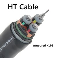Kabel N2xry N2xcwy Stromkabel Kupfer/PVC 3*185 + 1*95 mm Gebundenes Drahtgeflecht 0,6/1 KV Elektrische Kabel CN