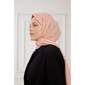 Pañuelo de Algodón Puro Rosa Nude, Accesorio para Tops Modestos - Product Image 2