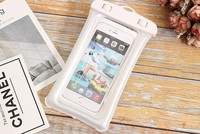 Tas tahan air Pvc casing ponsel untuk iphone samsung bening Pouch Case tahan air pelindung tas ponsel