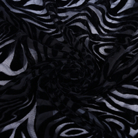 Tissu en velours véritable Swan Flower, tissu lurex fleuri, tissu doux tissé et brodé, 100% soie, tissu pour robe pour filles