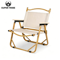 Chaise pliante d'extérieur en gros d'usine, style glamping portable, table et chaises de pique-nique, tabouret de pêche, ensemble de camping de plage
