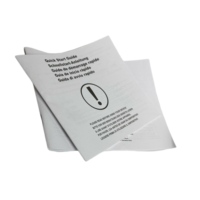 Brochure pliable stratifiée avec film imprimé numérique en papier couché de qualité supérieure personnalisée avec reliure parfaite et impression de logo personnalisé