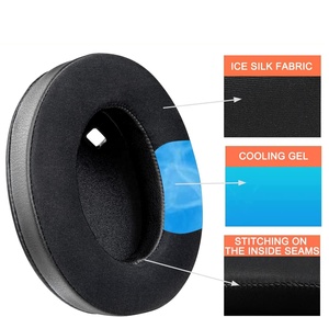 แผ่นปิดหูสำหรับโซนี่ <span class=keywords><strong>WH</strong></span>-<span class=keywords><strong>1000XM4</strong></span>หูฟังเจลทำความเย็นสำหรับเปลี่ยนที่ปิดหูกันหนาว - Product Image 5