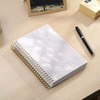 Agenda hebdomadaire A5 personnalisé 2026 avec logo sur mesure, suivi des objectifs, carnet de notes et journal académique personnalisé