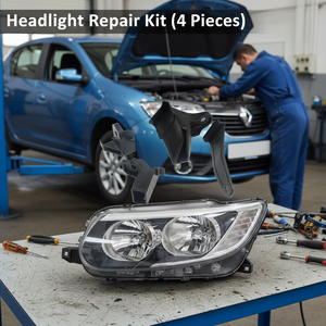 ชุดซ่อมไฟหน้า (4ชิ้น) ด้านขวาสำหรับใช้ร่วมกับสัญลักษณ์ Renault 2014 260106223R OEM - Product Image 3