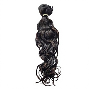 Prix d'usine Extensions de cheveux vierges bruts non traités, double trame machine, raides crépus et ondulés profonds, lots de cheveux humains - Product Image 6