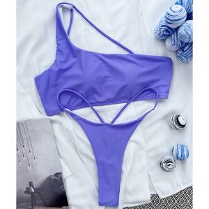 Traje de Baño de Dos Piezas con Estampado de Leopardo Personalizado, Ropa de Playa de Lujo, Bikini Sexy de Cintura Alta con Cuello en V para Mujer - Product Image 3