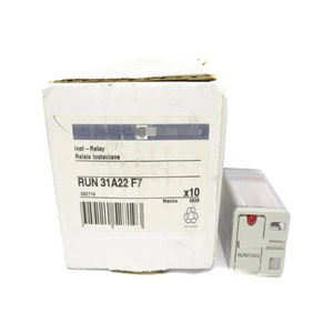 RUN31A22F7 110VAC 10A (PKG OF 10) Nuevo controlador de programación PLC de automatización Industrial de almacén listo Original - Product Image 1