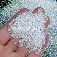 Nuevos Colores Cambiantes, Perlas 3D Brillantes, Cuentas de Burbuja a Granel, Purpurina de Poliéster Ecológica al por Mayor para Manualidades con Resina
