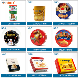 Hình dạng hình bầu dục kim loại hộp thiếc cho kẹo sô cô la thực phẩm bao bì thiếc - Product Image 5