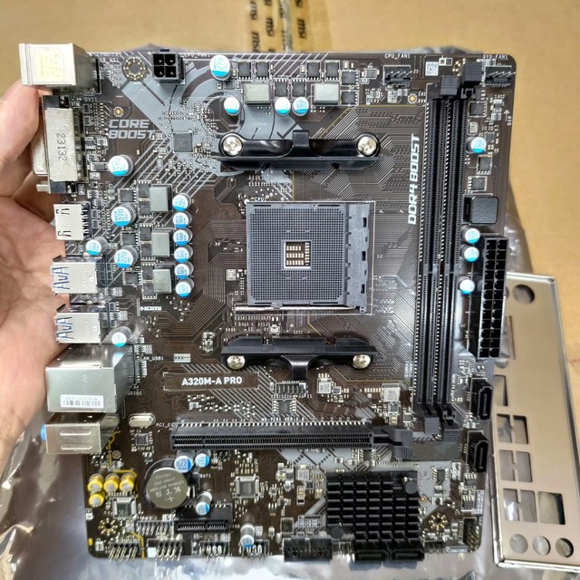 A320M a PRO 32GB DDR4 AM4 Socket Micro ATX Gaming Motherboard