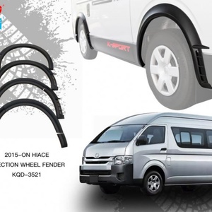 Guardabarros de Plástico ABS Negro para Automóviles 4x4, Guardabarros para TOYOTA HIACE 2015 - Product Image 4