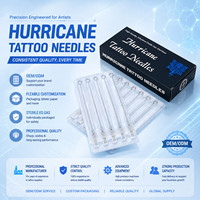 Aiguilles de tatouage Hurricane jetables, prix direct usine OEM, fournitures complètes pour machine à tatouer