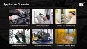 Oem nhà máy HTI 203u 256*192 túi kích thước 25Hz điện thoại thông minh nhiệt Man hager máy ảnh cho HVAC kiểm tra - Product Image 3