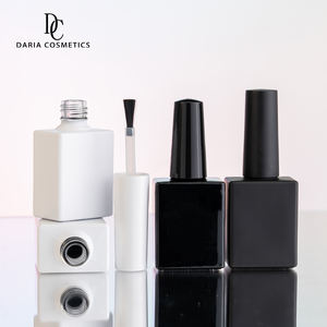 ขวดแก้วทรงเหลี่ยม 10 มล. 12 มล. สำหรับยาทาเล็บเจล UV ทนทาน พร้อมฝาและแปรง - Product Image 3