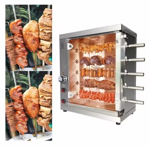 Parrilla de Gas Comercial CHUANGYU de Gran Capacidad, <span class=keywords><strong>Horno</strong></span> Asador Giratorio de Acero Inoxidable con Función de Temporizador para Uso en Restaurantes - Product Image 4