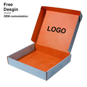 卸売カスタム印刷段ボールエクスプレスギフトクラフト包装メーラー段ボール配送ボックスロゴ付き - Product Image 5