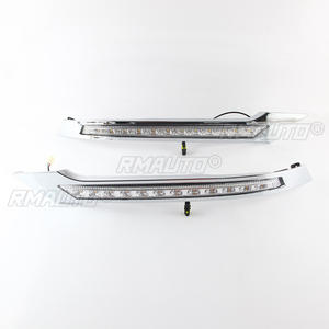 2 pièces, feux de jour à LED, feux de jour dynamiques, clignotants, kit carrosserie pour Toyota Vellfire 2008-2015, accessoires de voiture - Product Image 4