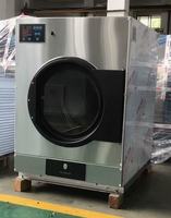 Commercial Coin-Operated Stainless Steel Washer and Dryer 12kg 15kg 20kg Stacked Cold Water Cleaning Process