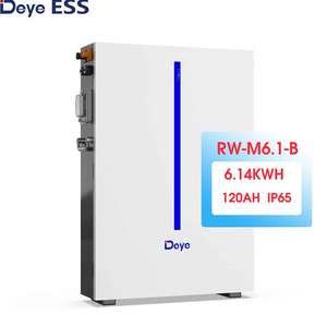 Batería de Bajo Voltaje Deye RW-M6.1-B <span class=keywords><strong>6KWH</strong></span> 51.2V 120AH, Batería Solar Deye de Litio LifePO4 para Almacenamiento Residencial y Uso Doméstico - Product Image 1