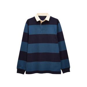 Polo de rugby moderne slim fit pour homme, tissu extensible performant, séchage rapide, col sport - Product Image 1