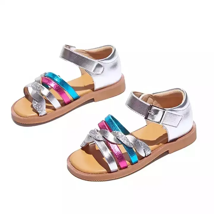Girls sandals new summer children's shoes fashion little girls shoes soft soled princess shoes