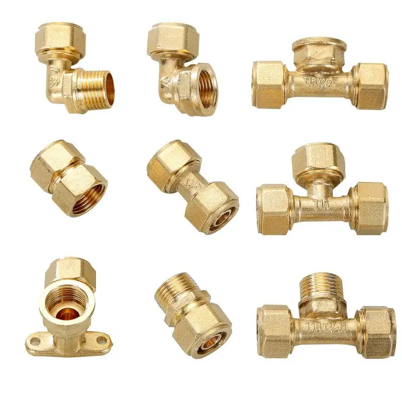 Customizable elbow angle Copper pipe fittings Factory price Refrigeration fittings 1/2'' 1/4''