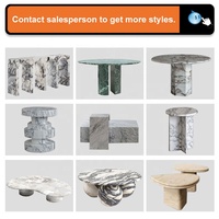 Tostone Bon Prix Socle de Table en Marbre Blanc Calacatta Viola d'Italie Poli sur Mesure pour la Décoration de Maisons et Villas