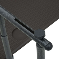 Table pliante en plastique réglable pour balcon et jardin, idéale pour la terrasse, fabriquée à Ningbo – Meilleure vente