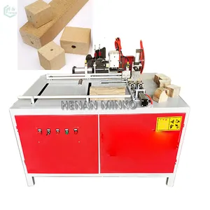 Automatische Recycle Samengeperst Zaagsel Houten Blokken Druk Maken Machine Hout Chip Tray Blok Maker Cutter Machine Prijs