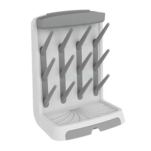Estante de secado de biberones para ahorrar espacio, soporte <span class=keywords><strong>vertical</strong></span> para secador de biberones para encimera - Product Image 1