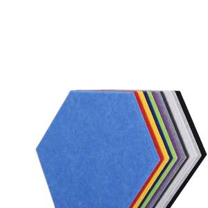 Paneles acústicos ignífugos <span class=keywords><strong>de</strong></span> fieltro insonorizados hexagonales 3D ecológicos Panel acústico <span class=keywords><strong>de</strong></span> poliéster - Product Image 3