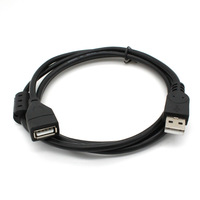5FT 0,5 M 1M 1,5 M USB 2,0 macho a hembra Cable USB Cable de extensión Cable de sincronización de datos de súper velocidad para PC Teclado de computadora portátil