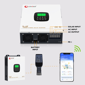Invertisseur solaire hybride 2022 à <span class=keywords><strong>prix</strong></span> bas, 3 kVA, 5 kVA, 550 W, 7 kVA, 24 V/48 V, 2 k, 1440 W, 3,2 kVA, ensemble d'invertisseur solaire pour la maison - Product Image 3