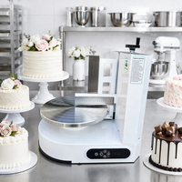 Machine à lisser les gâteaux électriques commerciale pour boulangerie, pour le polissage des gâteaux et le glaçage à la crème