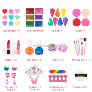 Boîte à trésors en diamant, jouets <span class=keywords><strong>de</strong></span> déguisement <span class=keywords><strong>de</strong></span> <span class=keywords><strong>princesse</strong></span>, boîte à <span class=keywords><strong>maquillage</strong></span> portable, jouet <span class=keywords><strong>de</strong></span> <span class=keywords><strong>maquillage</strong></span> lavable avec couronne - Product Image 5